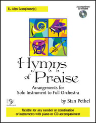 Hymns of Praise Alto Saxophone BK/CD cover